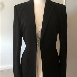 Lloyd Klein black classic fitted jacket